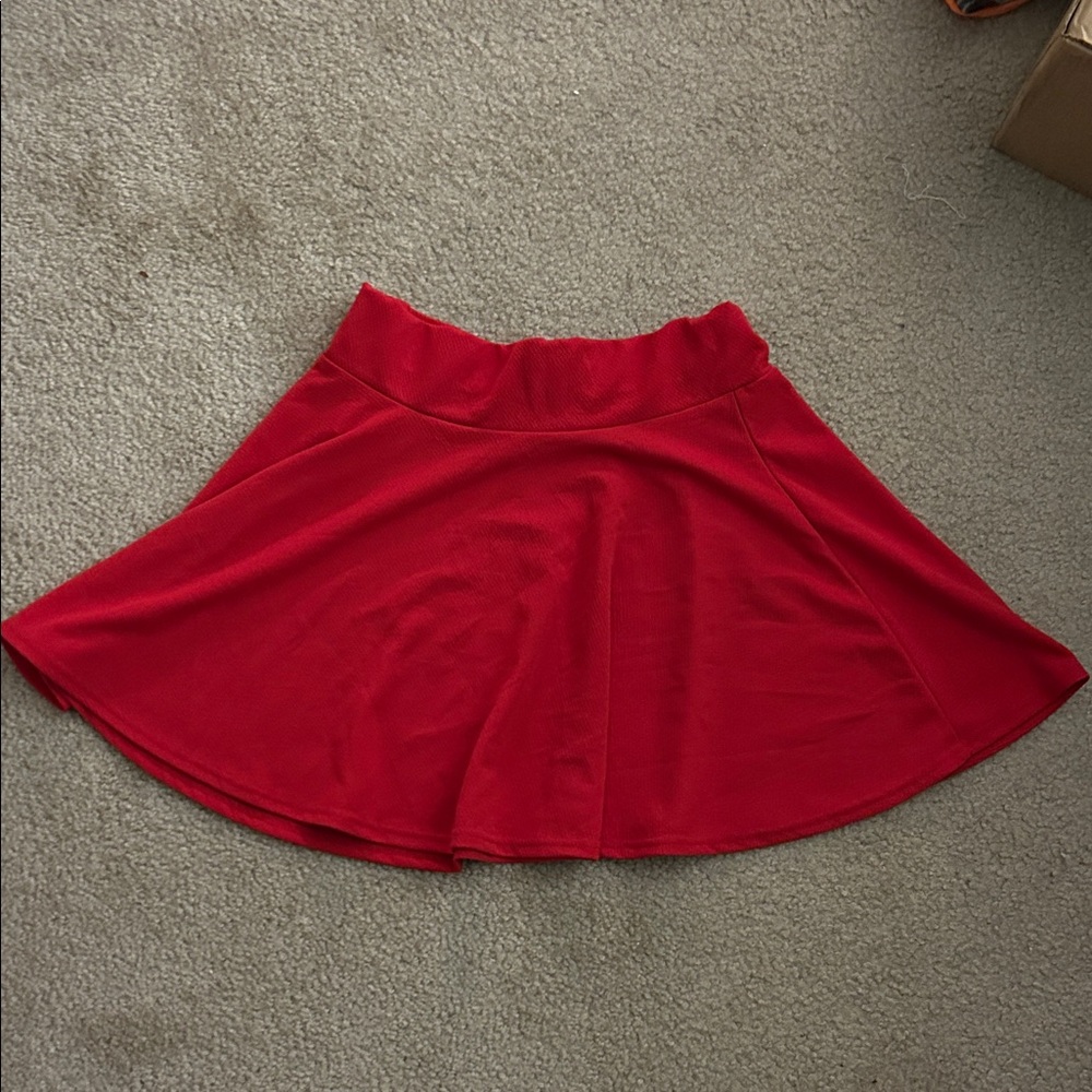Red Women's Skirt